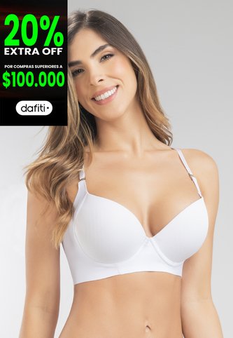 Brasier Mujer Blanco FI 95894 Formas Intimas