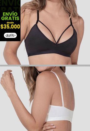 Top Paq X2 Mujer Multicolor Fi 8032