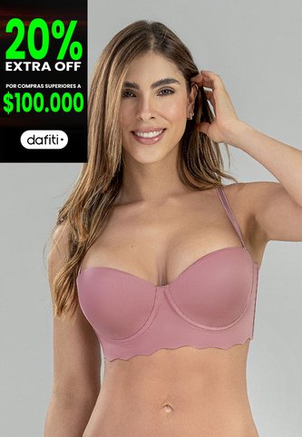 Brasier Mujer Palo De Rosa Oscuro FI 90999 Formas Intimas