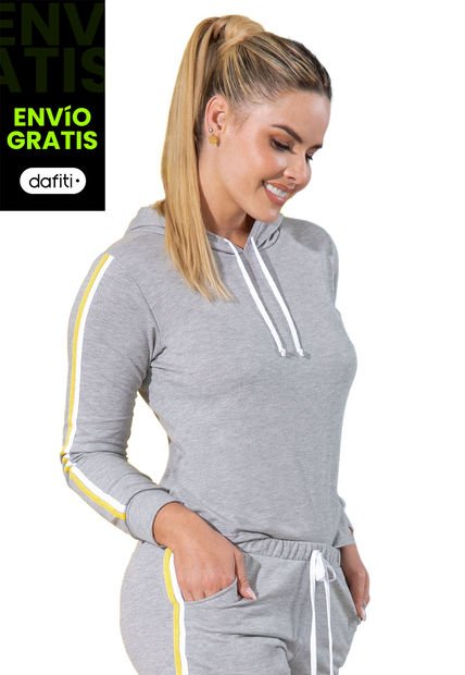 Buzo Mujer Gris FI 33590