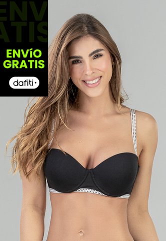 Brasier Mujer Negro FI 16964 Formas Intimas
