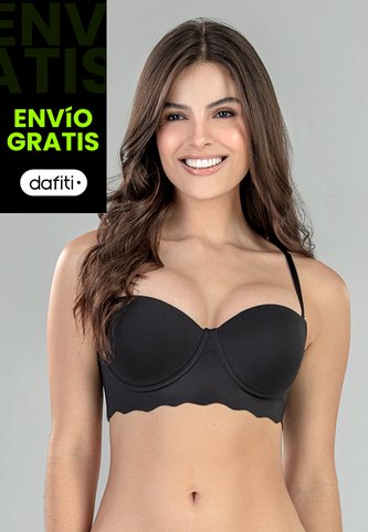 Brasier Mujer Negro FI 90999 Formas Intimas