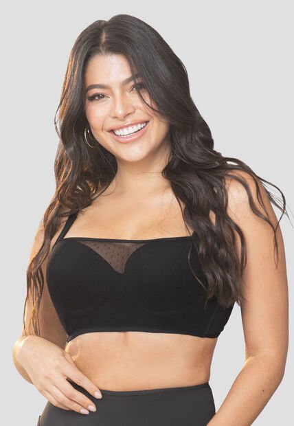 Bustier Mujer Negro Fi 103875
