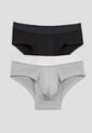 Brief Paq X2 Infantil Masculino Bicolor Fi 110009 de Formas Intimas