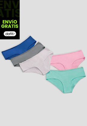 Cachetero Paq X5 Mujer Multicolor Fi 5408