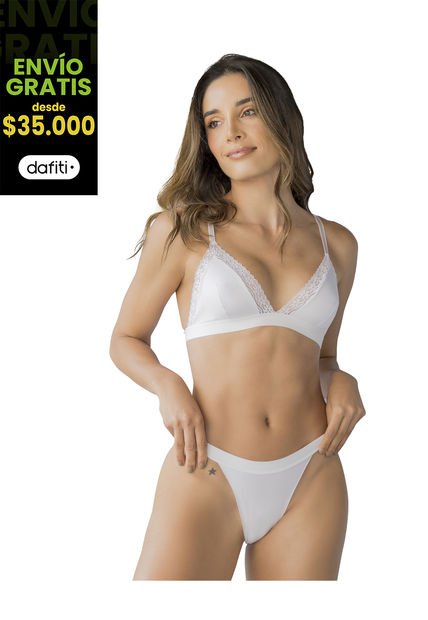 Bralette Paq X3 Mujer Multicolor FI 100517