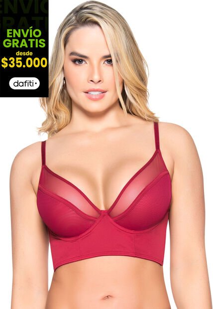 Bustier Mujer Rojo FI 92886