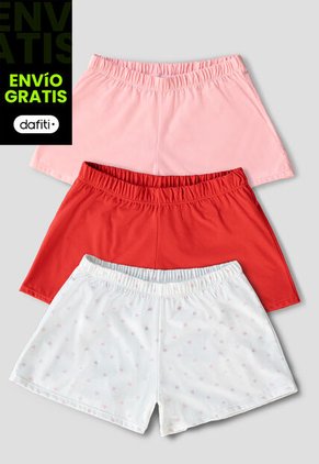 Short Paq X3 Mujer Multicolor Fi 106635