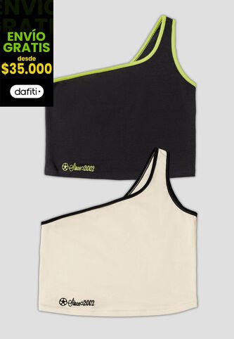 Top Paq X2 Mujer Multicolor Fi 106412 Formas Intimas