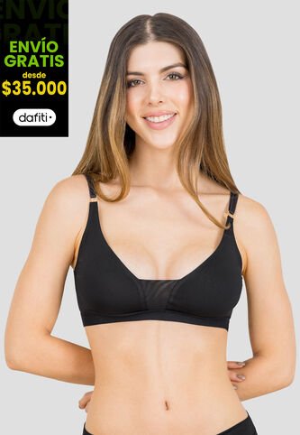 Top Mujer Negro Fi 106189 Formas Intimas