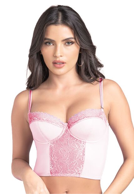 Corset Mujer Palo De Rosa Fi 6274