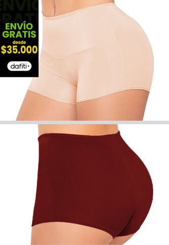 Short Paq X2 Mujer Multicolor Fi 76638 Formas Intimas