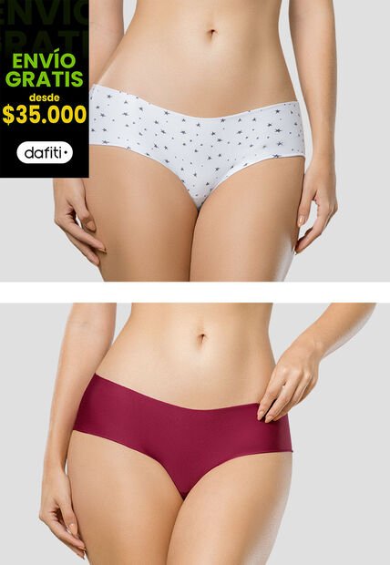 Cachetero Paq X4 Mujer Multicolor Fi 105927