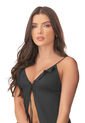 Baby Doll Vestido Mujer Negro Fi 5537 de Formas Intimas