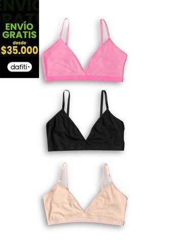 Top Paq X3 Multicolor2 FI 96396 Formas Intimas