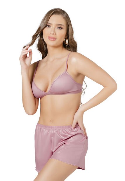 Pijama Mujer Rosa Fi 5549