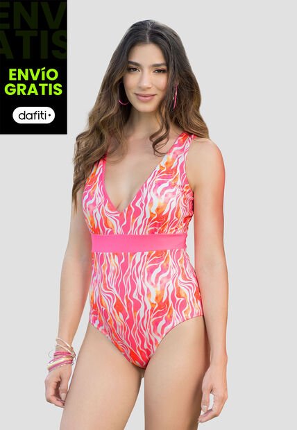 Vestido De Baño Entero Mujer Multicolor Fi 105239