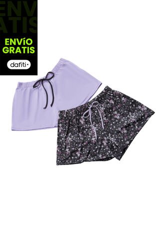 Short Paq X2 Mujer Multicolor Fi 101908 Formas Intimas