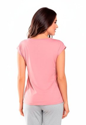 Camisa Pijama Mujer Palo De Rosa Fi 76154