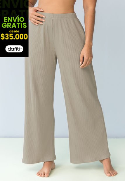 Pantalón Mujer Café Pardo Fi 107877