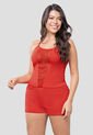 Pijama Mujer Rojo Fi 103824 de Formas Intimas