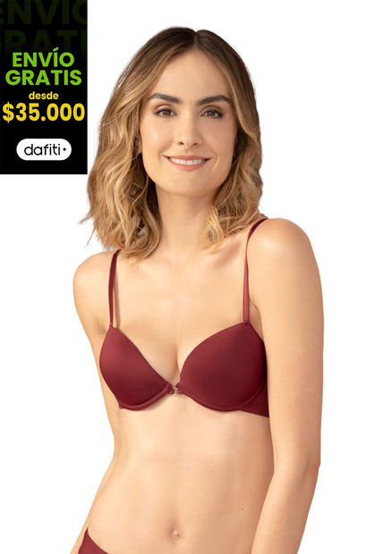 Brasier Mujer Vinotinto Fi 89464
