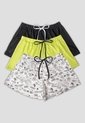 Short Paq X3 Mujer Multicolor Fi 113040 de Formas Intimas