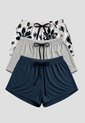 Short Paq X3 Mujer Multicolor Fi 112360 de Formas Intimas