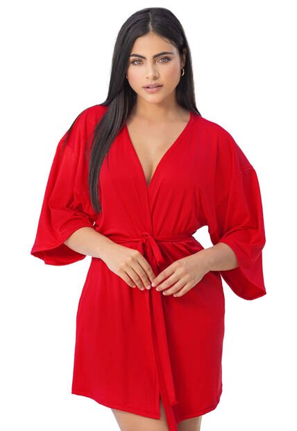Kimono Mujer Rojo Fi 33542