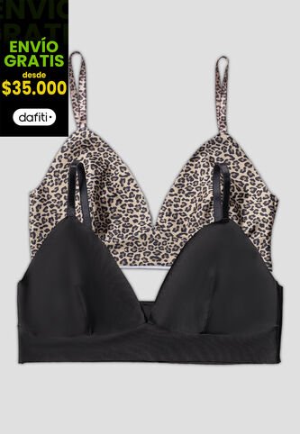 Top Paq X2 Mujer Multicolor Fi 104385 Formas Intimas