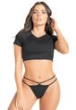 Conjunto Mujer Negro Fi 6545 de Formas Intimas
