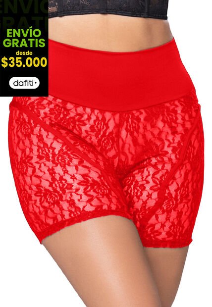 Short Mujer Rojo Fi 2990