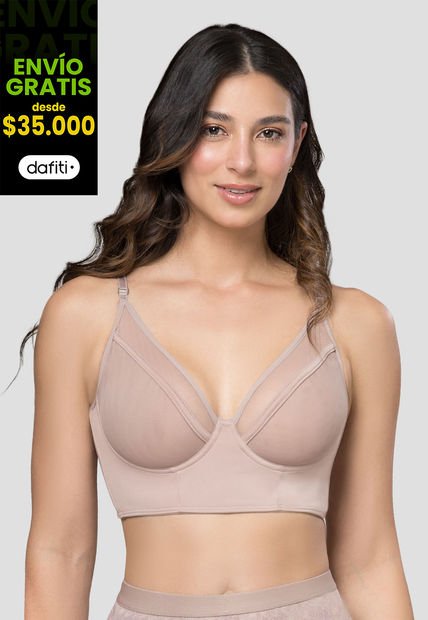 Bustier Mujer Rosado Fi 92886