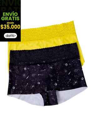 Cachetero Paq X2 Mujer Multicolor Fi 33910