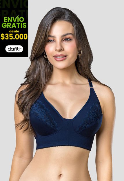 Brasier Mujer Azul Navy Fi 96568