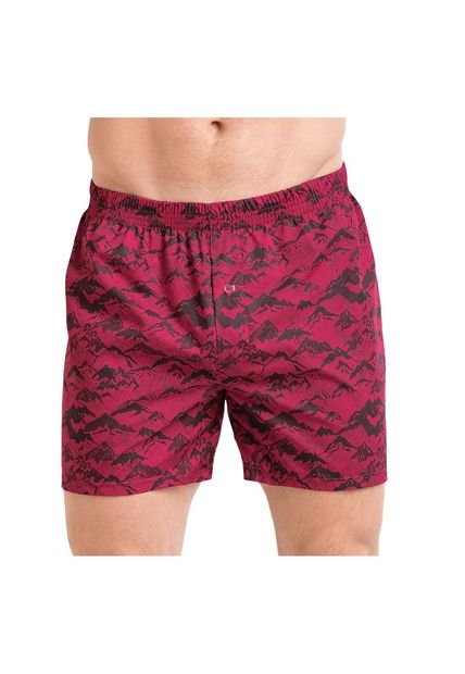 Bóxer Para Hombre Rojo FI