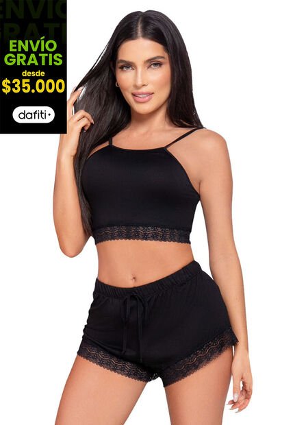 Multiusos Mujer Negro Fi 9473