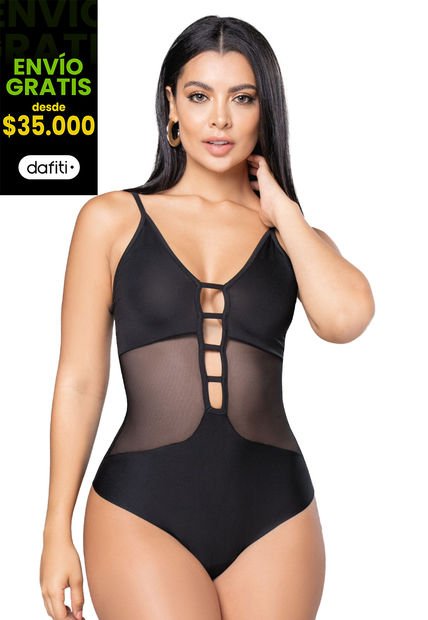Body Mujer Negro Fi 2986