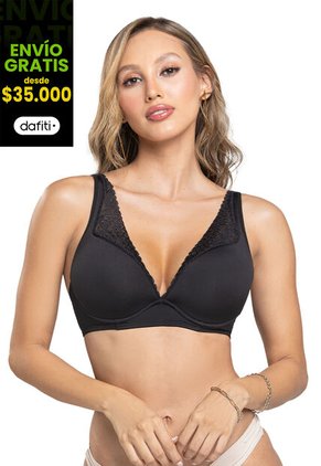 Brasier Mujer Negro FI 100951