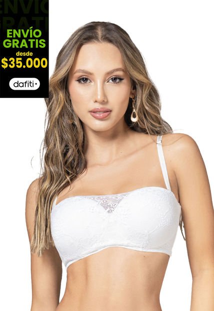 Brasier Mujer Beige Fi 101488