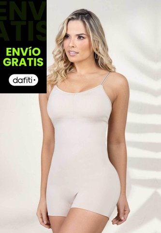 Enterizo Corto Mujer Beige FI 504 Formas Intimas