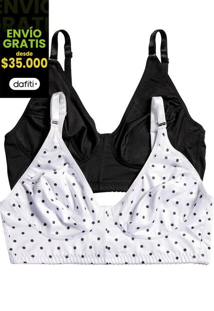 Brasier Paq X2 Mujer Multicolor FI 33565