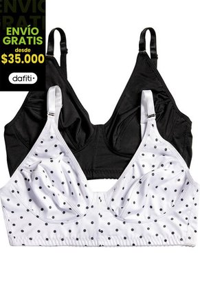 Brasier Paq X2 Mujer Multicolor FI 33565