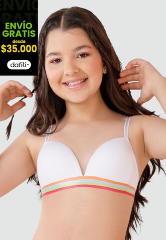 Brasier Infantil Blanco FI 34642 Formas Intimas