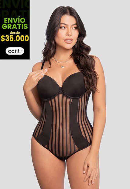 Body Mujer Negro Fi 103870
