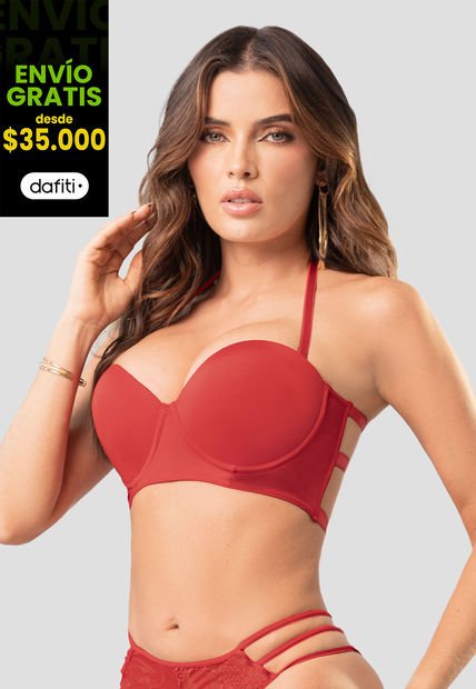 Brasier Mujer Rojo Fi 103866