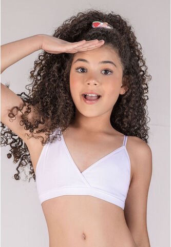 Brasier Principiante Infantil Blanco FI 79152 Formas Intimas
