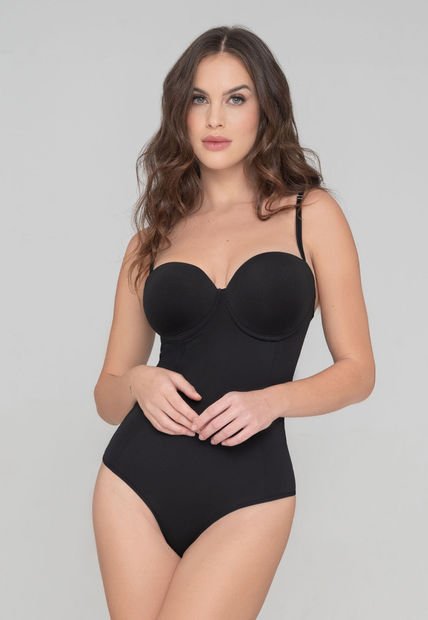 Body Mujer Negro Fi 103354