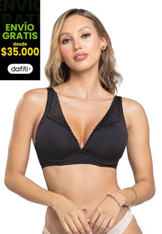 Brasier Mujer Negro FI 100951 Formas Intimas