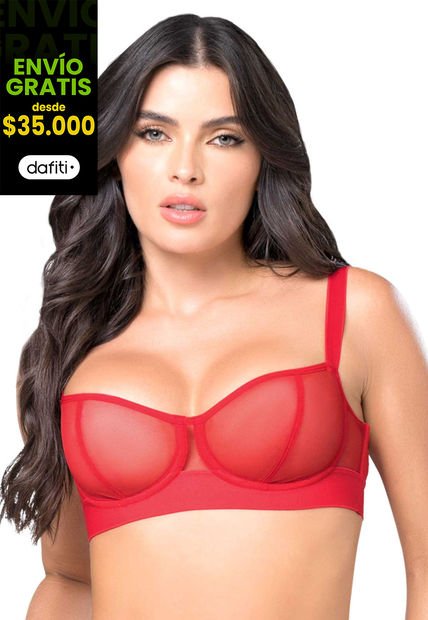 Brasier Mujer Rojo Fi 33613